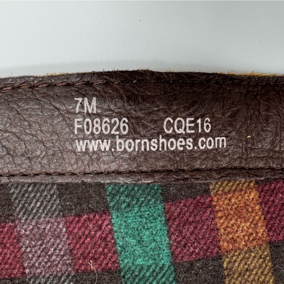 Born Poly Brown Suede Leather Tall Dual Zip Boots Size 7 M - Picture 12 of 14